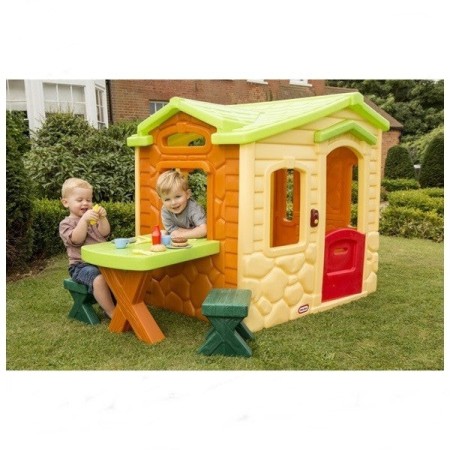 Little Tikes Casuta 'Picnic Pe Terasa' - Natural (Crem) Little Tikes - 1